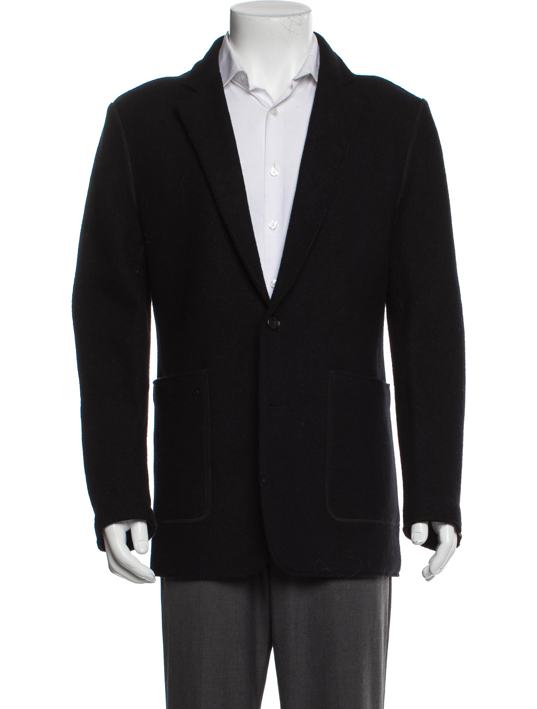Billy Reid Virgin Wool Peacoat