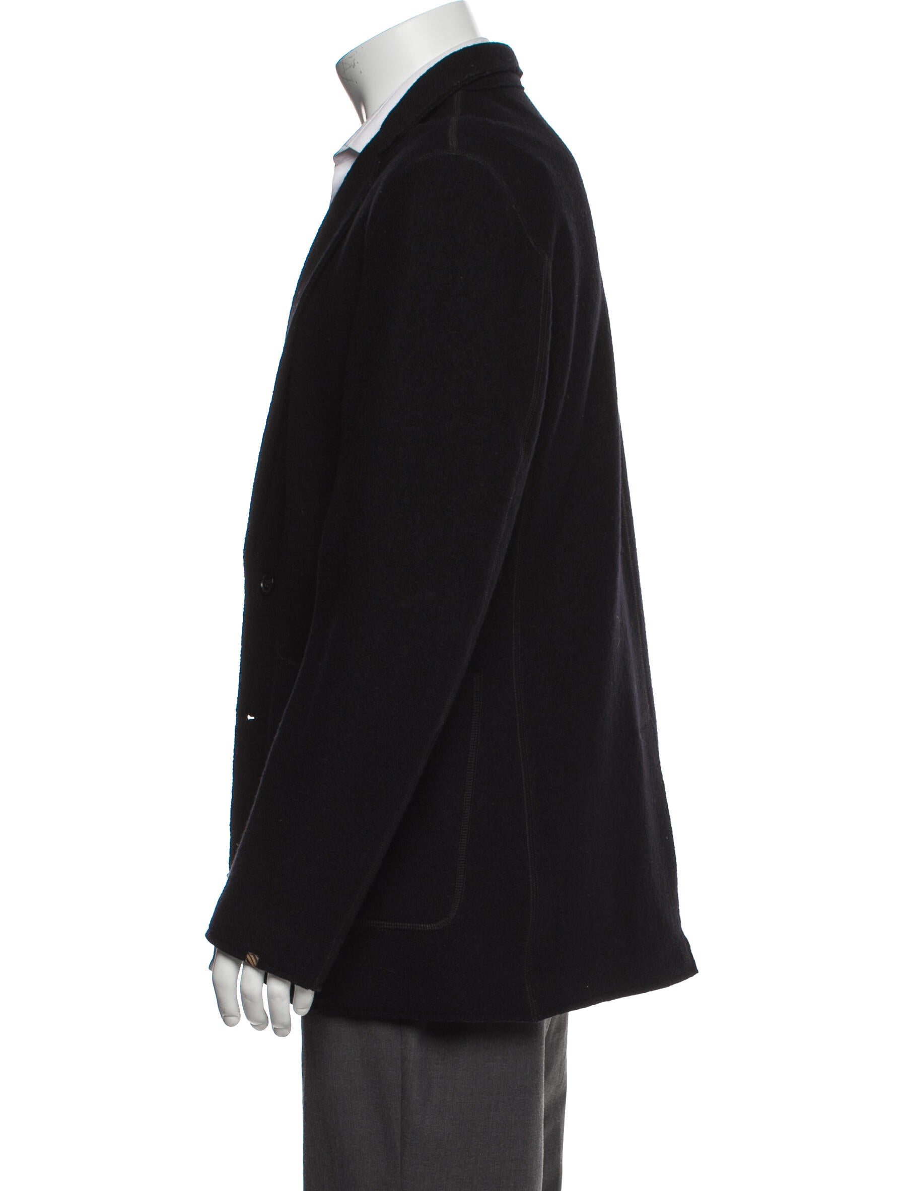 Billy Reid Virgin Wool Peacoat