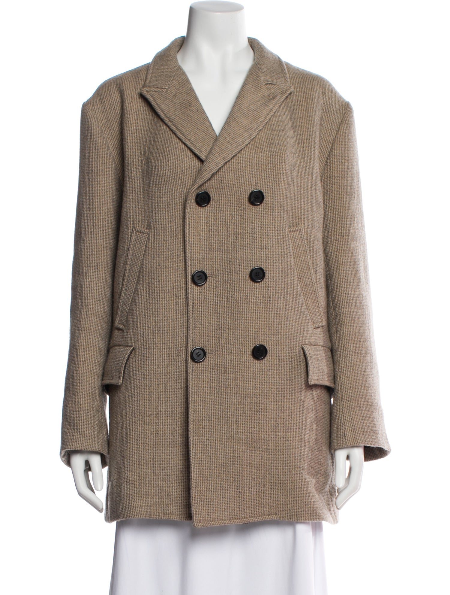 Billy Reid Virgin Wool Peacoat