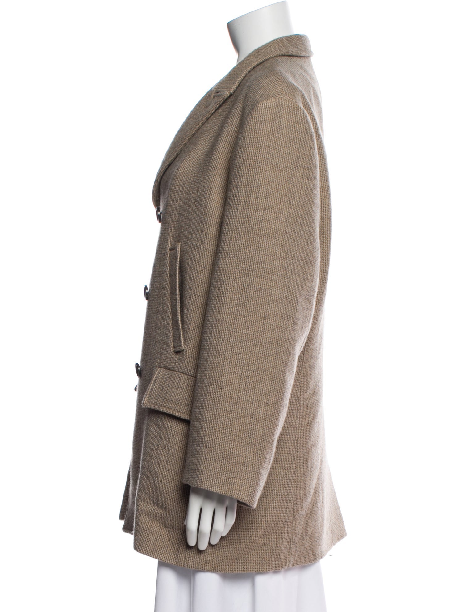 Billy Reid Virgin Wool Peacoat