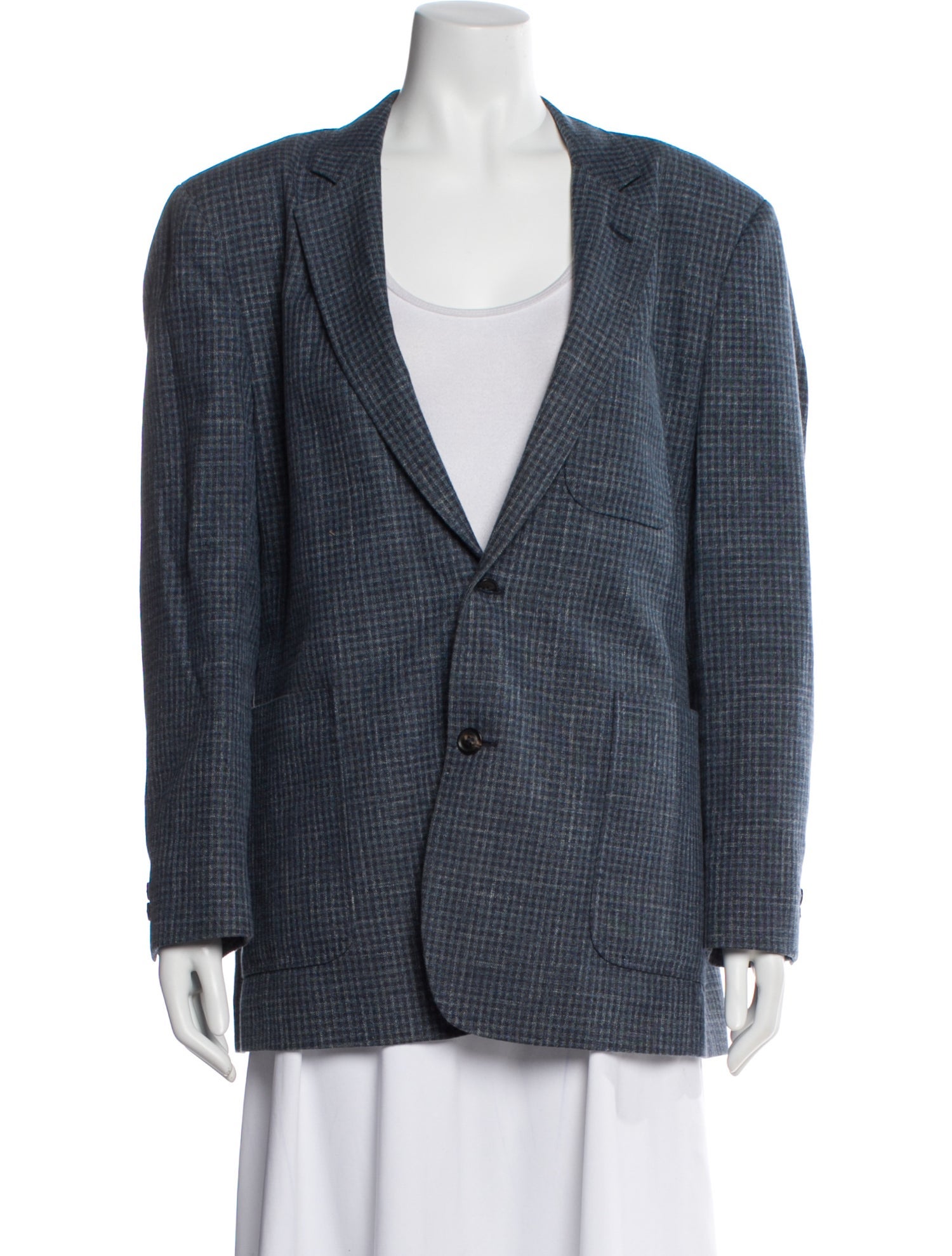 Billy Reid Plaid Print Coat
