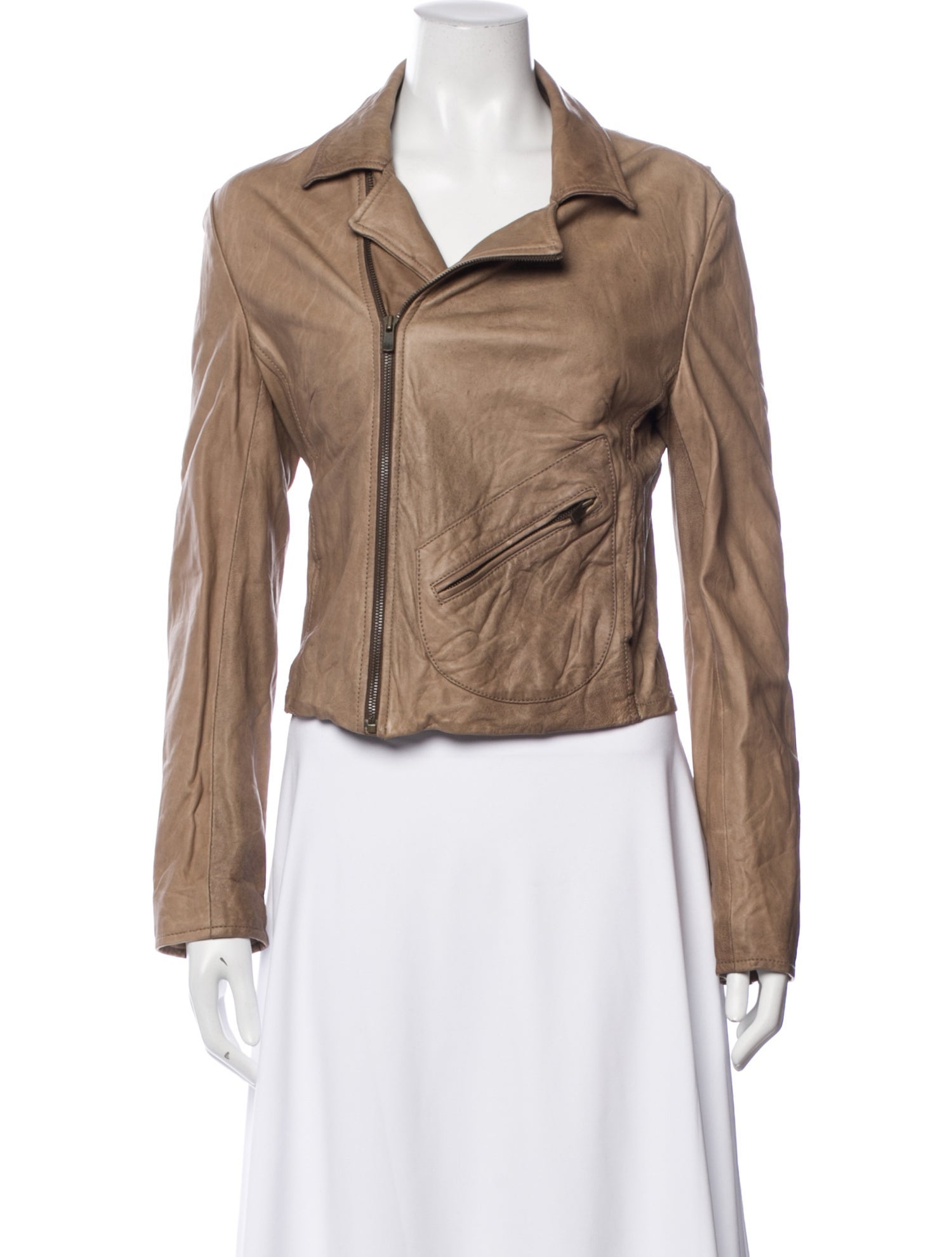 Billy Reid Leather Biker Jacket