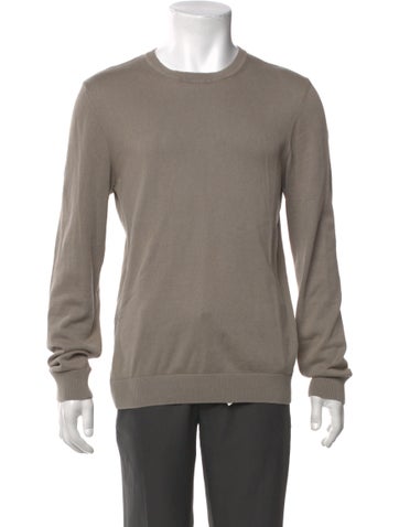Pre-owned Billy Reid Crew Neck Long Sleeve Pullover In Neutral
