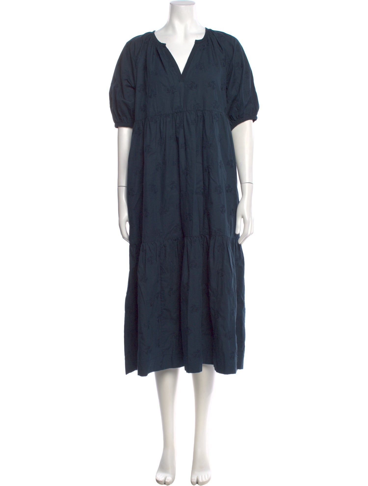 Billy Reid V-Neck Long Dress