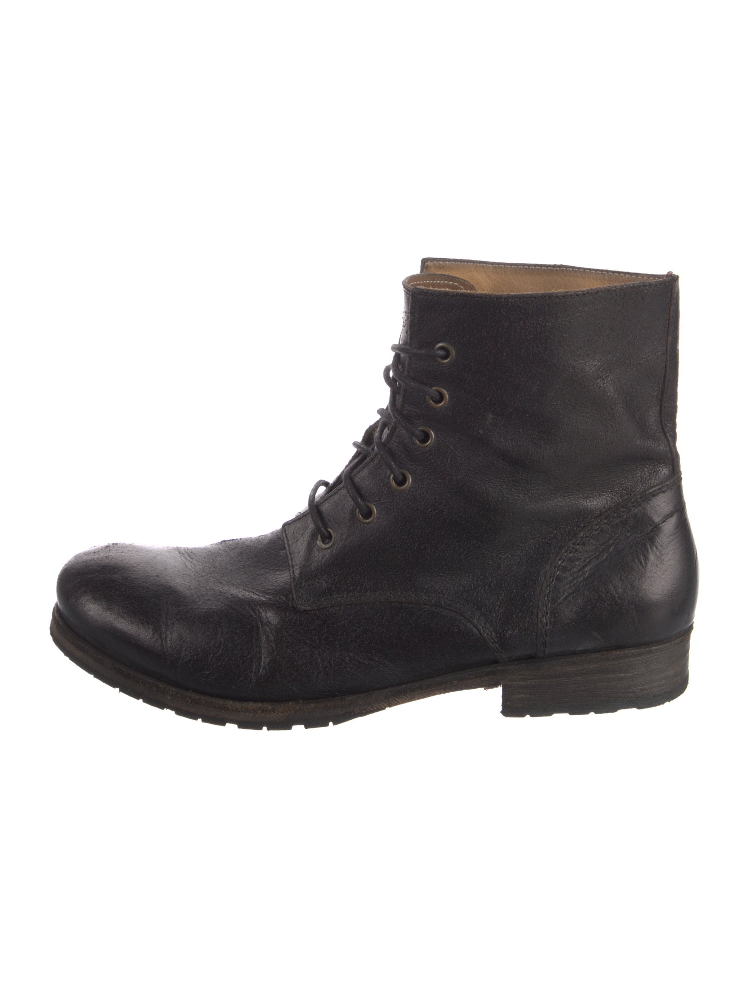 Billy Reid Leather Lace-Up Boots