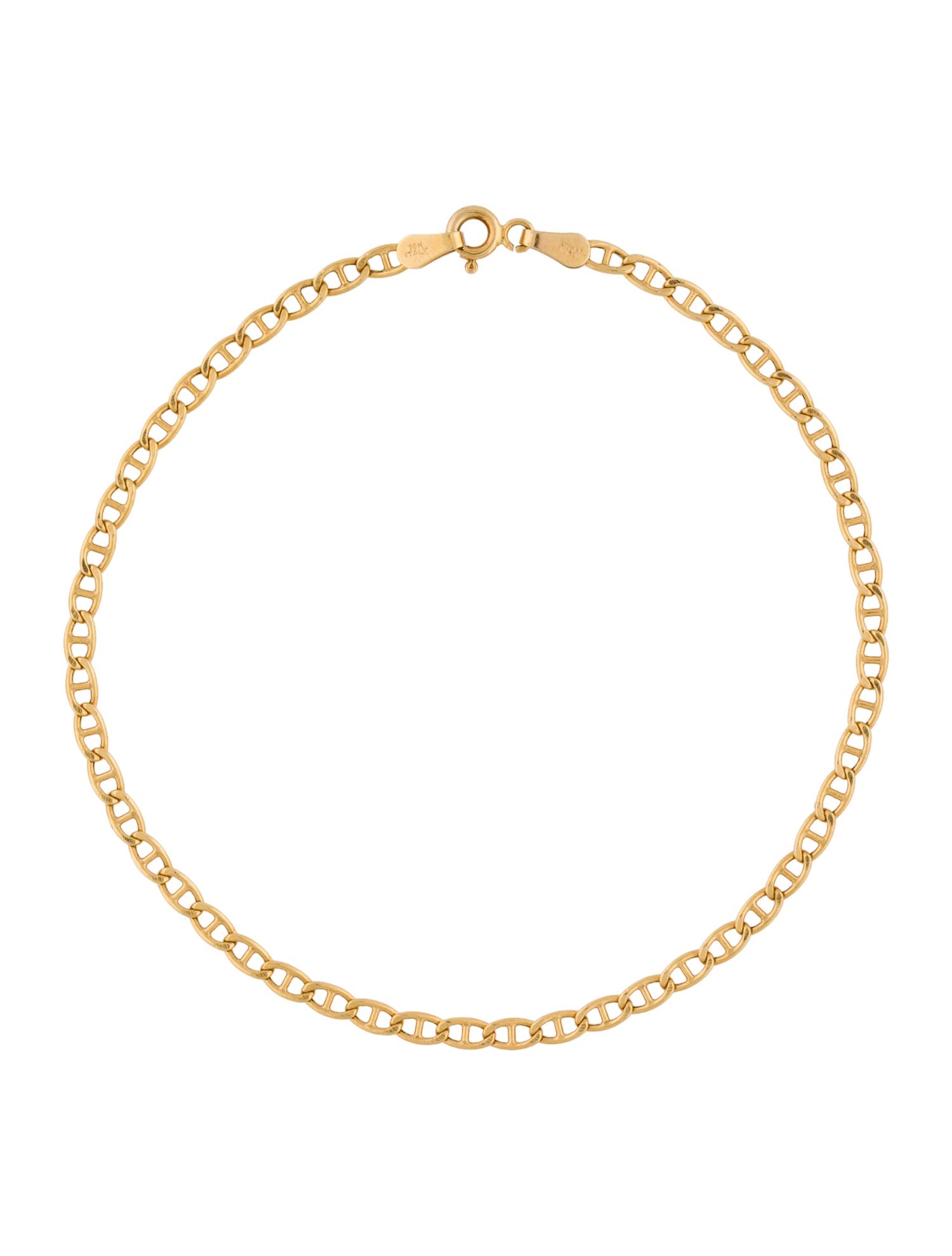 Body Jewelry 14K Anchor Link Chain Anklet