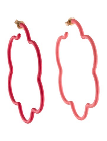 Bea Bongiasca Drop Large Flower Power Earrings