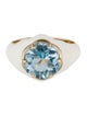 Bea Bongiasca Topaz & Enamel Da Funkadelic Signet Ring