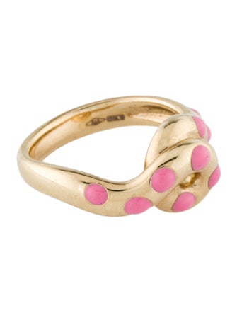 Bea Bongiasca Enamel Maxi Loop Cocktail Ring