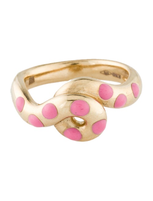 Bea Bongiasca Enamel Maxi Loop Cocktail Ring
