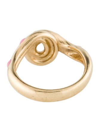 Bea Bongiasca Enamel Maxi Loop Cocktail Ring