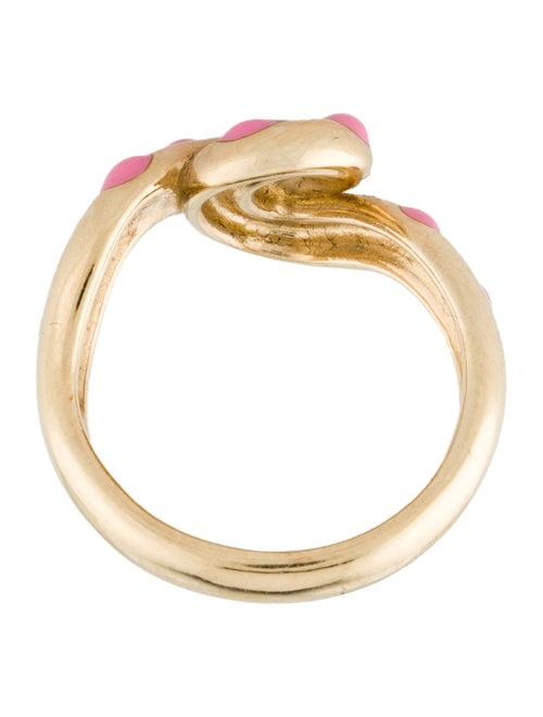 Bea Bongiasca Enamel Maxi Loop Cocktail Ring