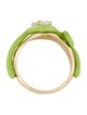 Bea Bongiasca Quartz Enamel Squiggle Ring