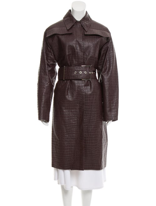 Beaufille Embossed Long Coat