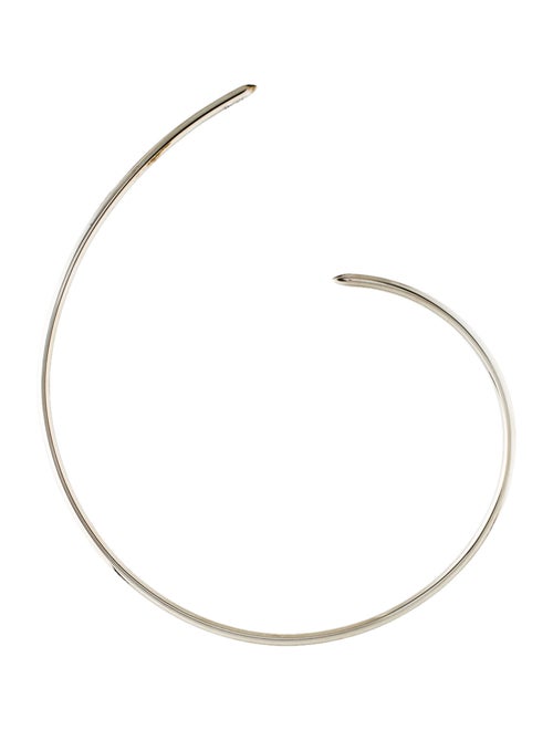 Beaufille Spiral Choker Necklace silver