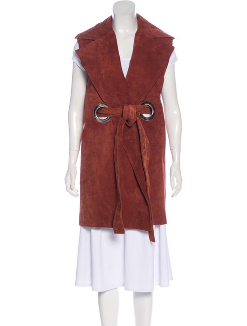 Beaufille Suede Vest Brown