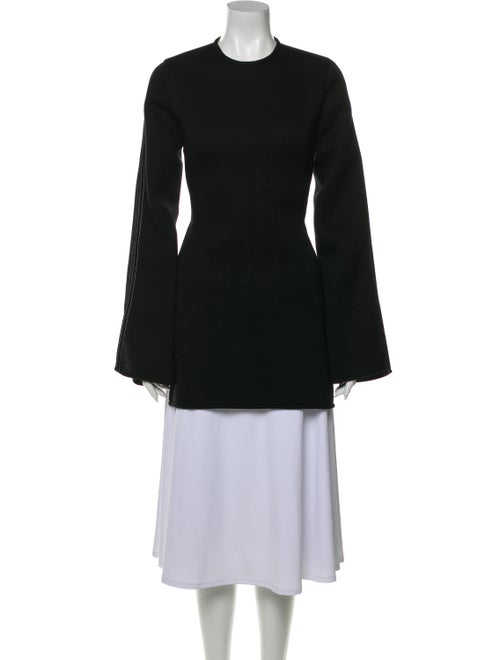 Beaufille Crew Neck Long Sleeve Tunic Black