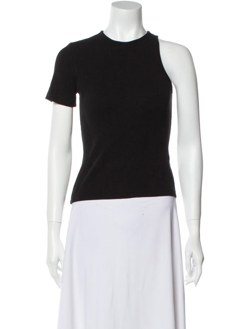 Beaufille Crew Neck Short Sleeve Top Black