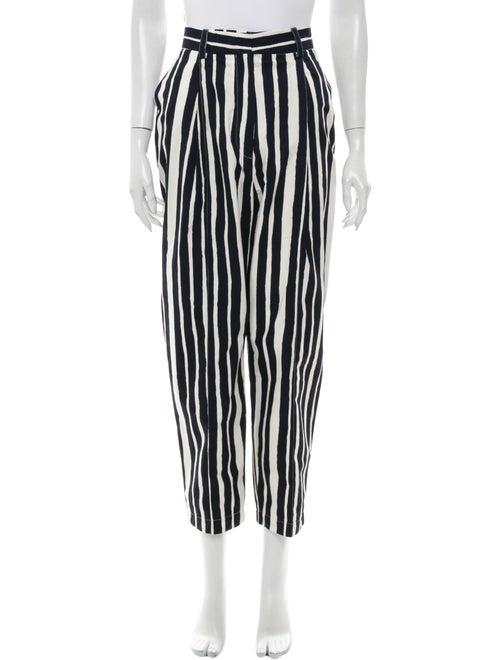 Beaufille Striped Straight Leg Pants Blue