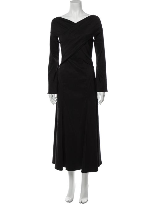 Beaufille Linen Long Dress w/ Tags Black