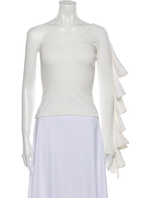 Beaufille One-Shoulder Long Sleeve Top