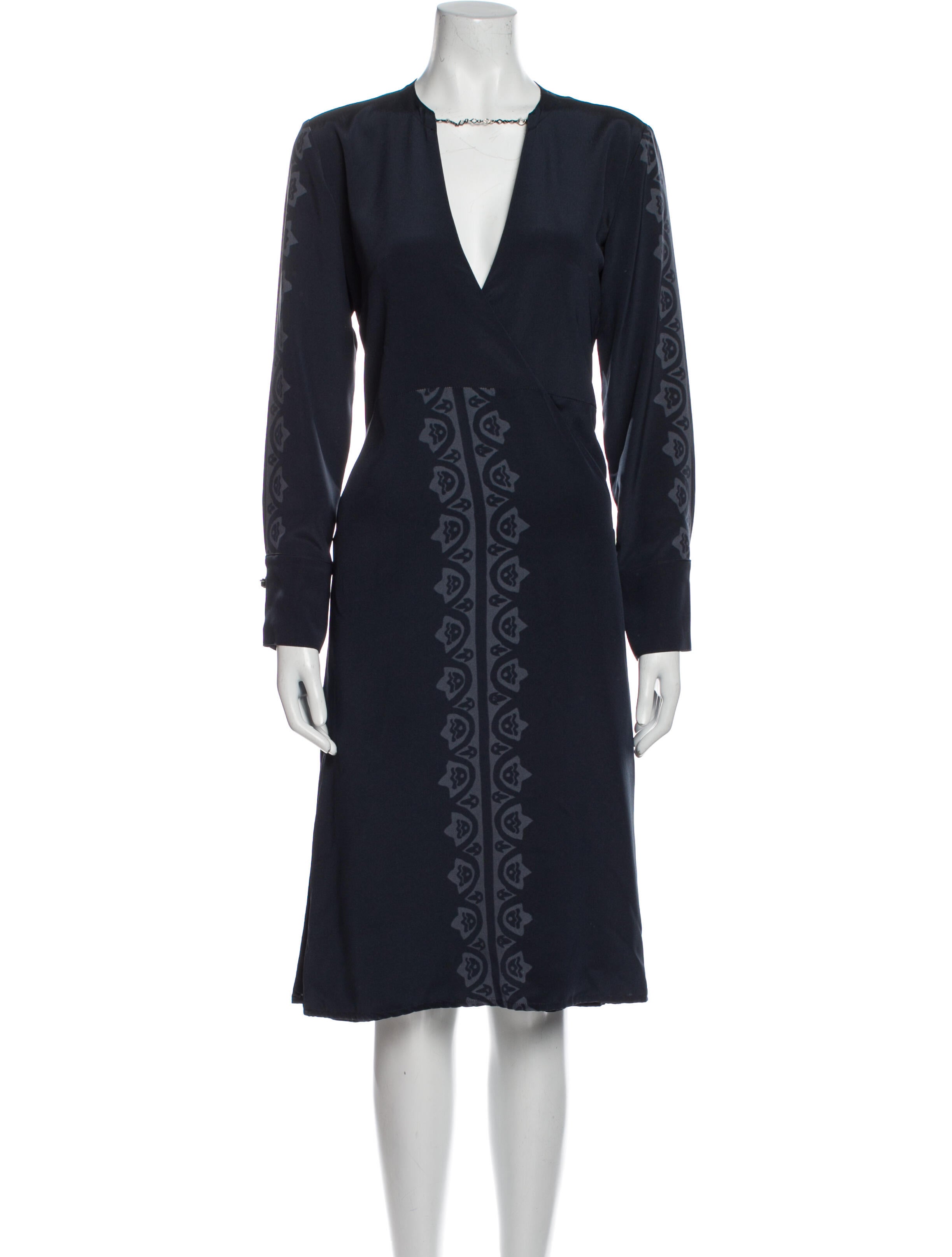 Beaufille V-Neck Midi Length Dress