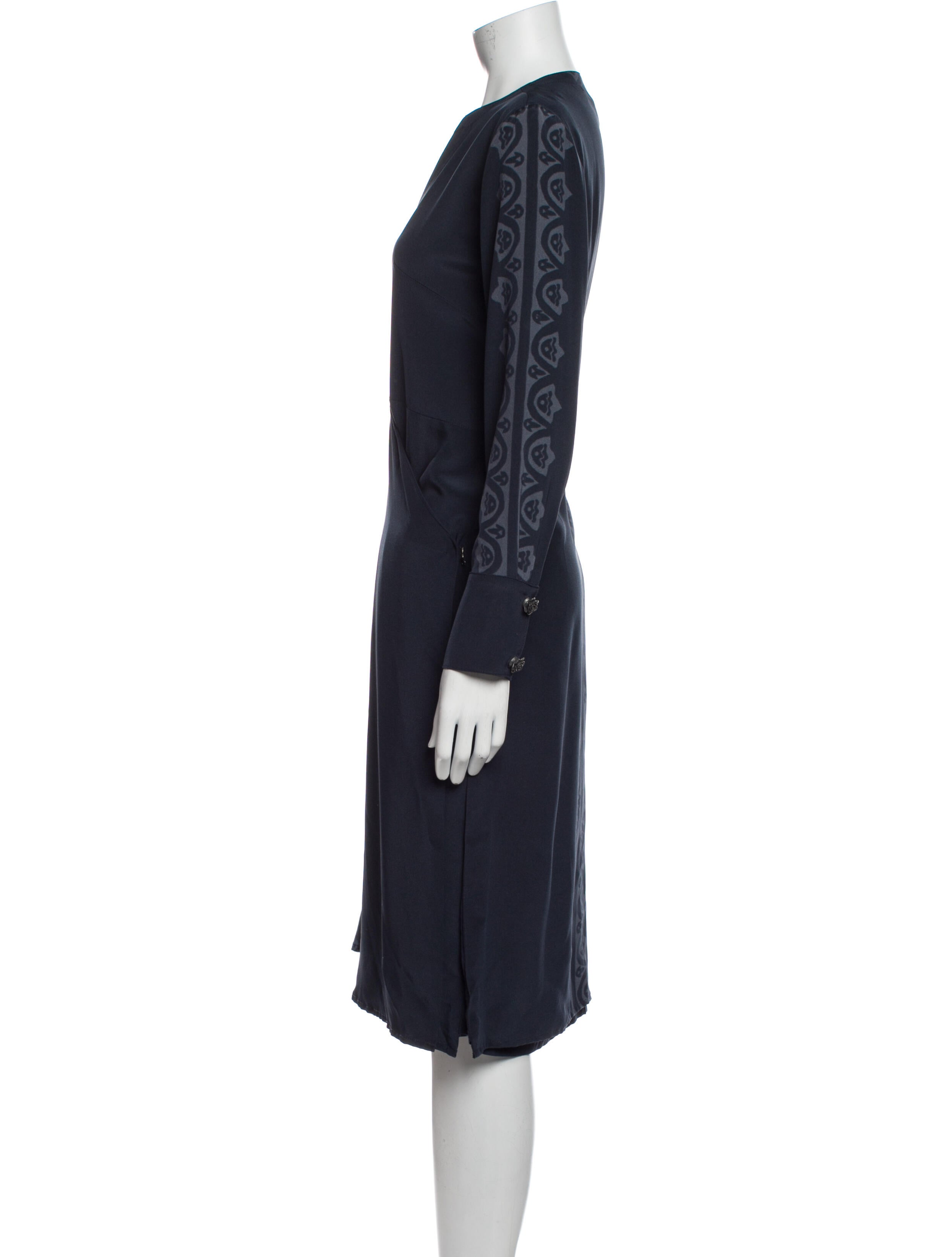 Beaufille V-Neck Midi Length Dress