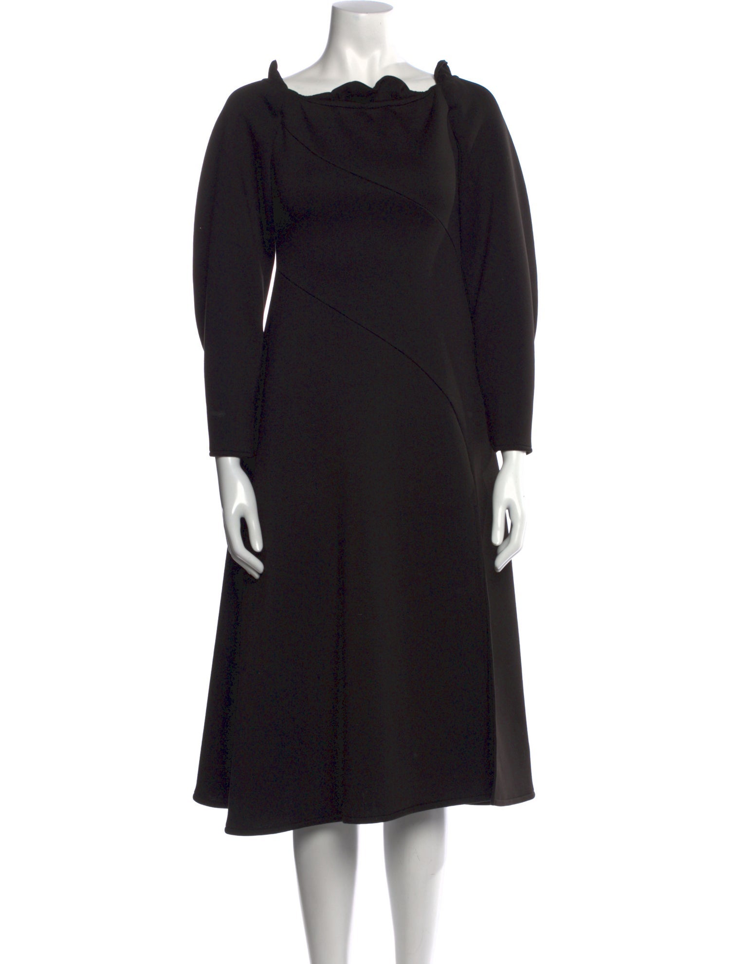 Beaufille Bateau Neckline Midi Length Dress