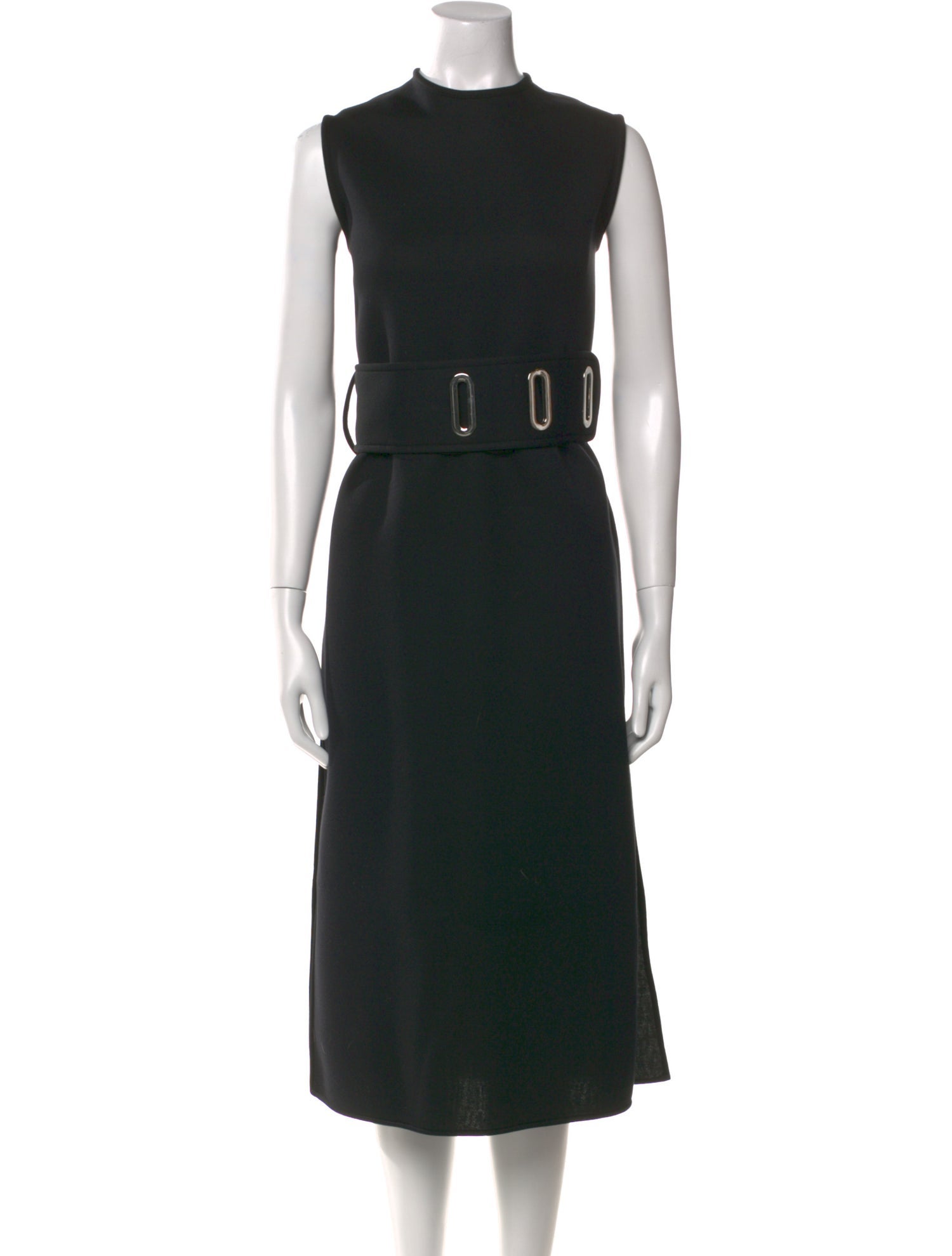 Beaufille Mock Neck Midi Length Dress