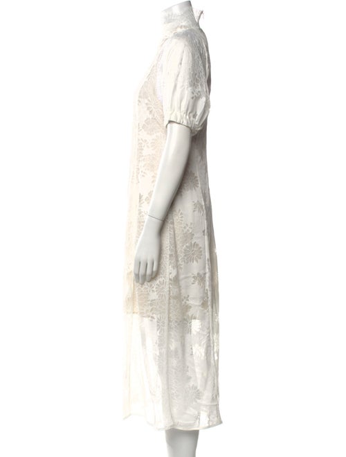 Beaufille Lace Pattern Midi Length Dress