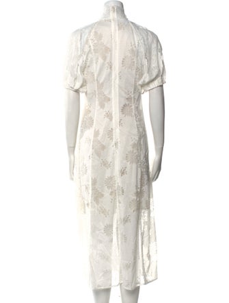 Beaufille Lace Pattern Midi Length Dress