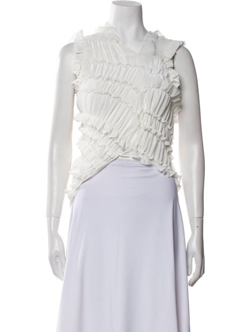 Beaufille V-Neck Sleeveless Crop Top