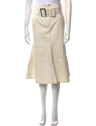 Beaufille Cutout Accent Midi Length Skirt