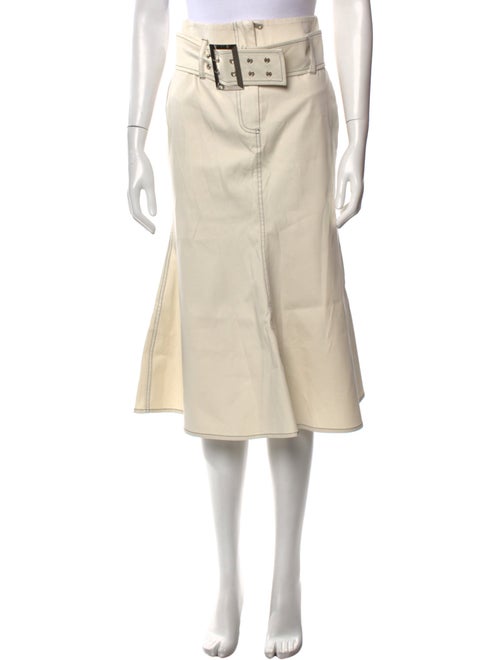 Beaufille Cutout Accent Midi Length Skirt