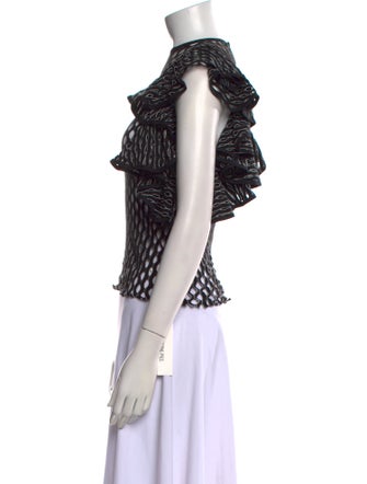 Beaufille Printed Crew Neck Top