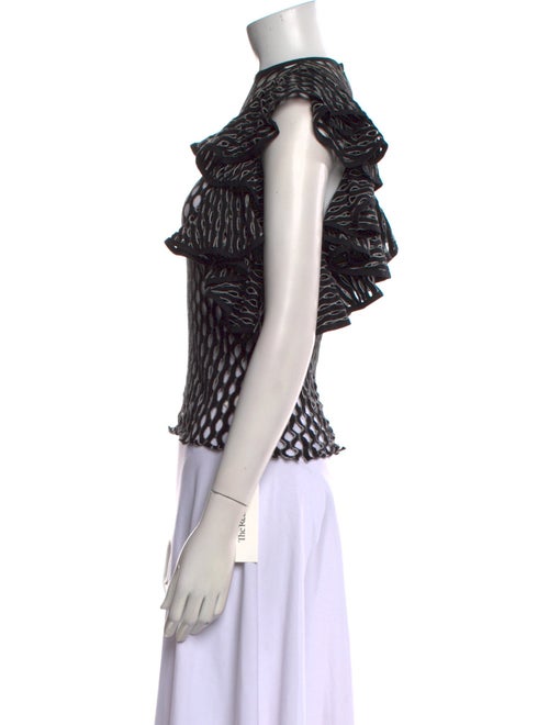 Beaufille Printed Crew Neck Top