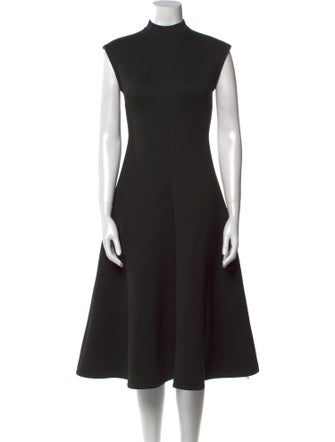 Beaufille Mock Neck Midi Length Dress