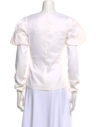 Beaufille Linen Crew Neck Blouse