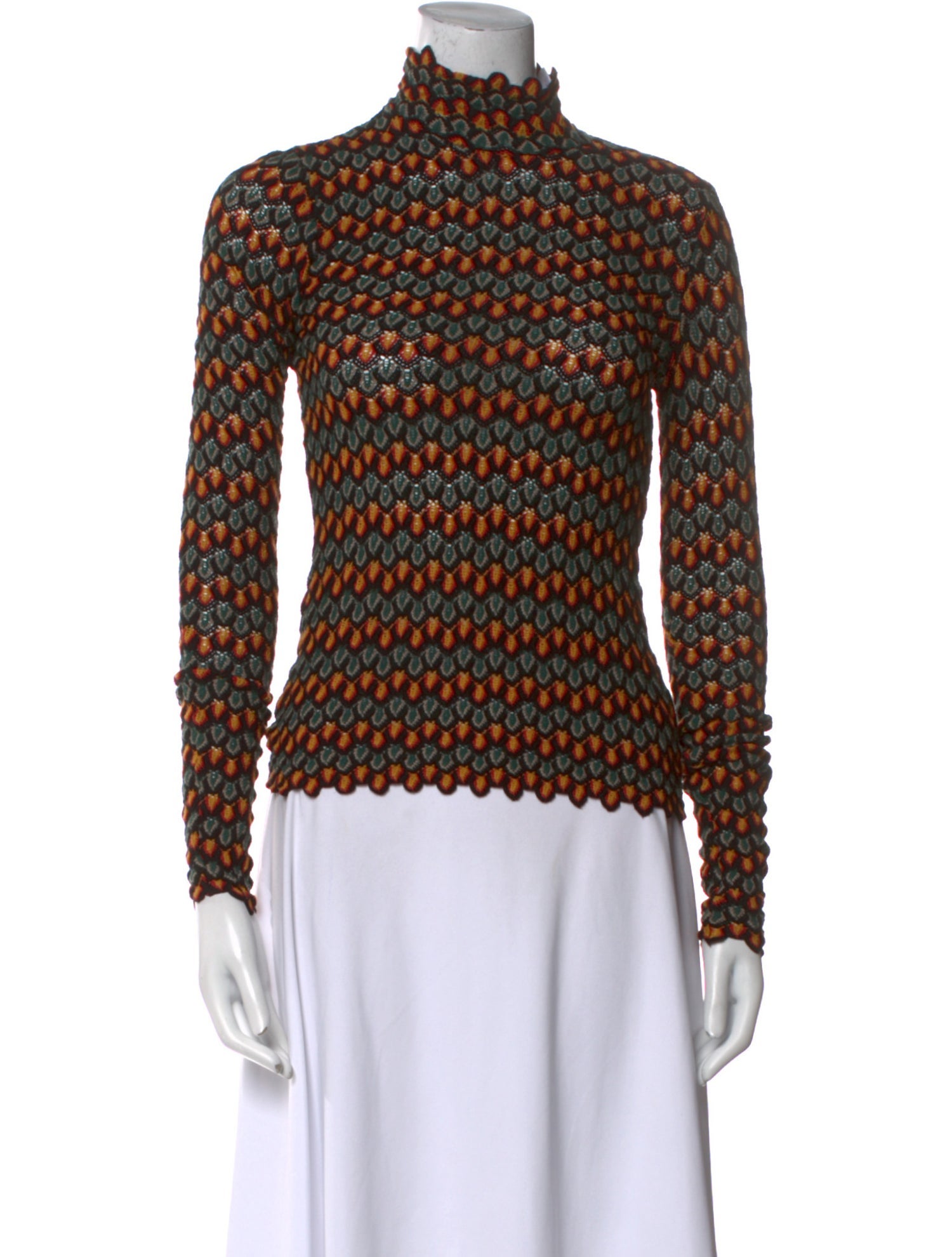 Beaufille Crochet Printed Top