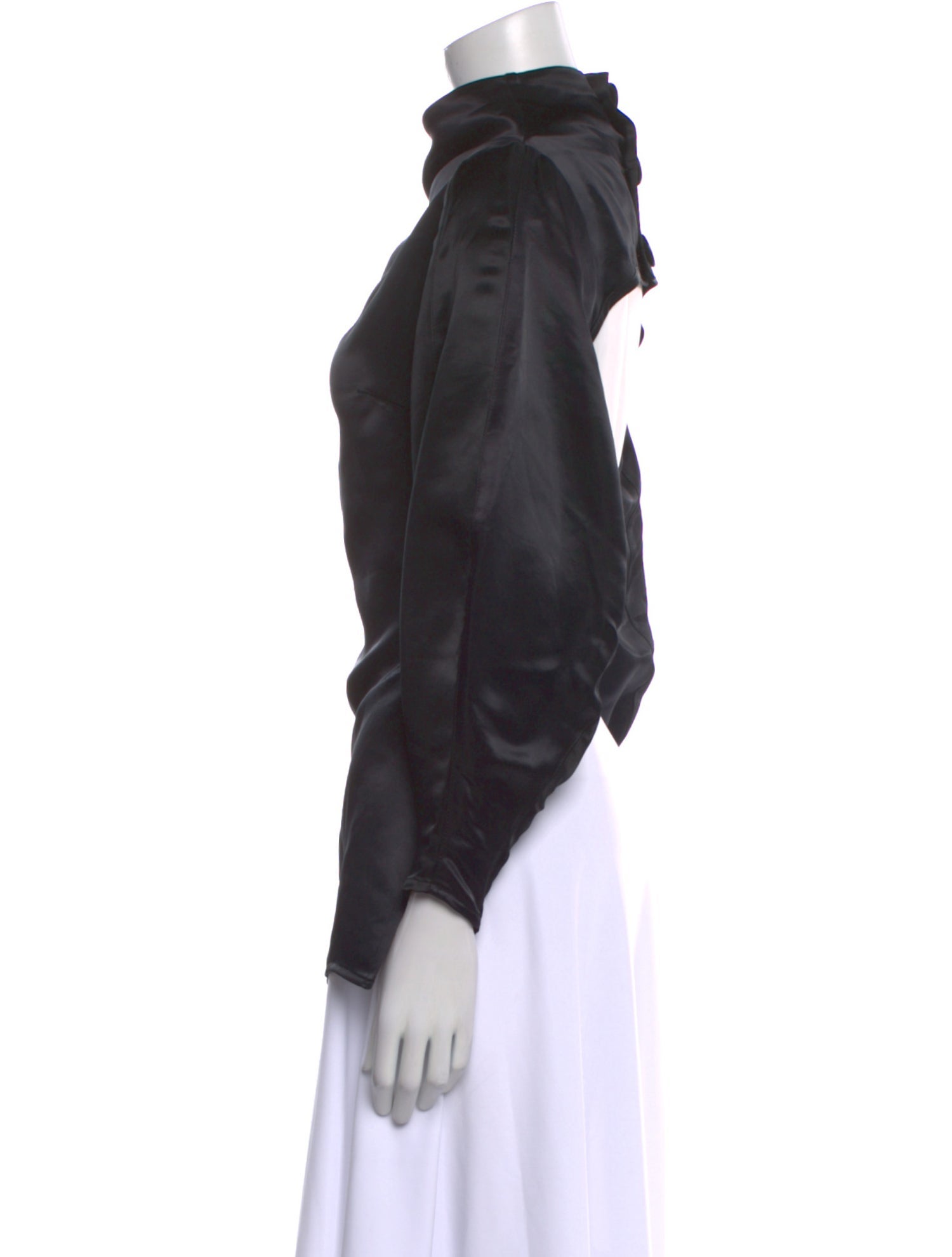Beaufille Cowl Neck Long Sleeve Blouse
