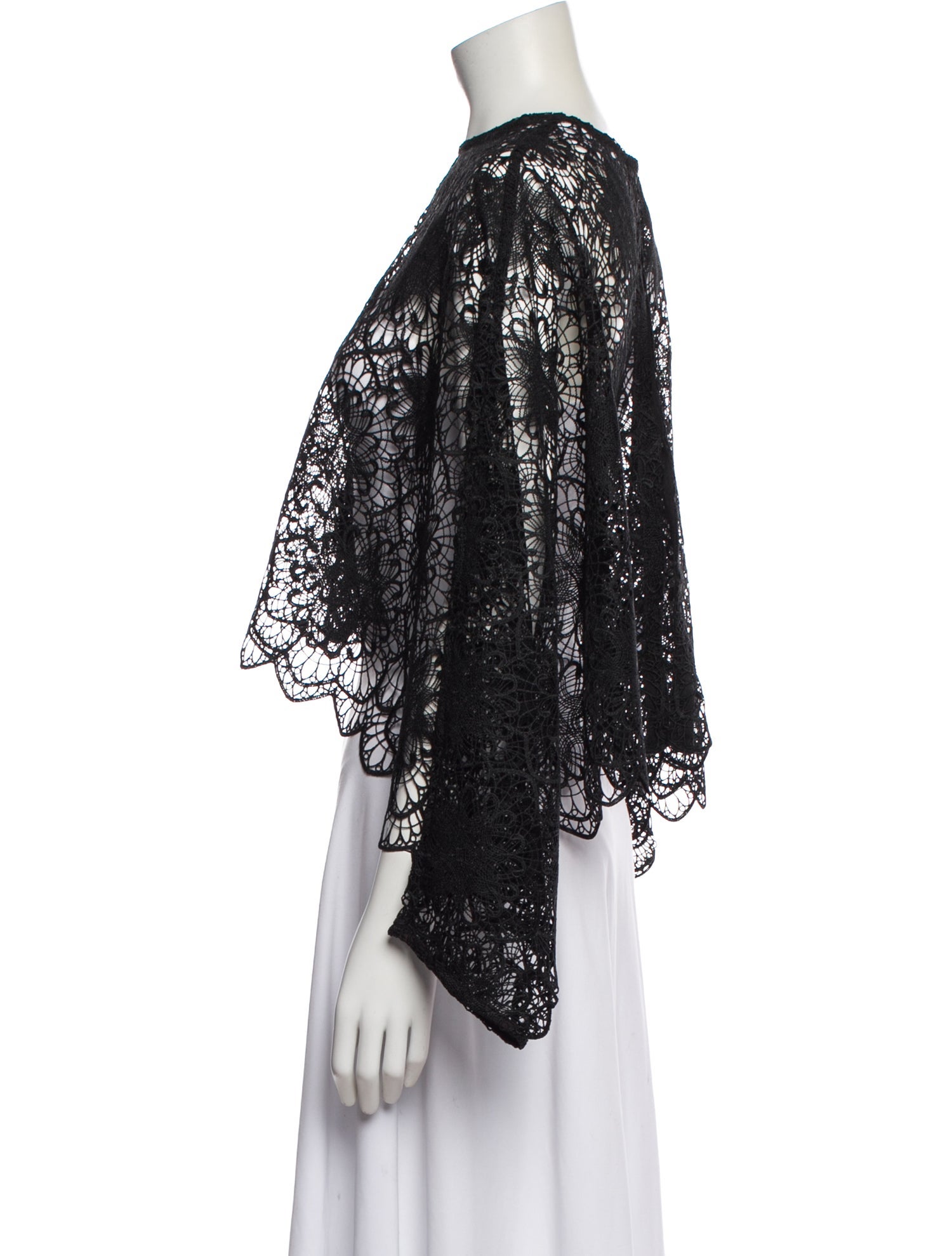 Beaufille Lace Pattern Crew Neck Sweater w/ Tags