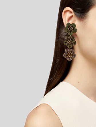 Begüm Khan Crystal Shalimar Drop Earrings