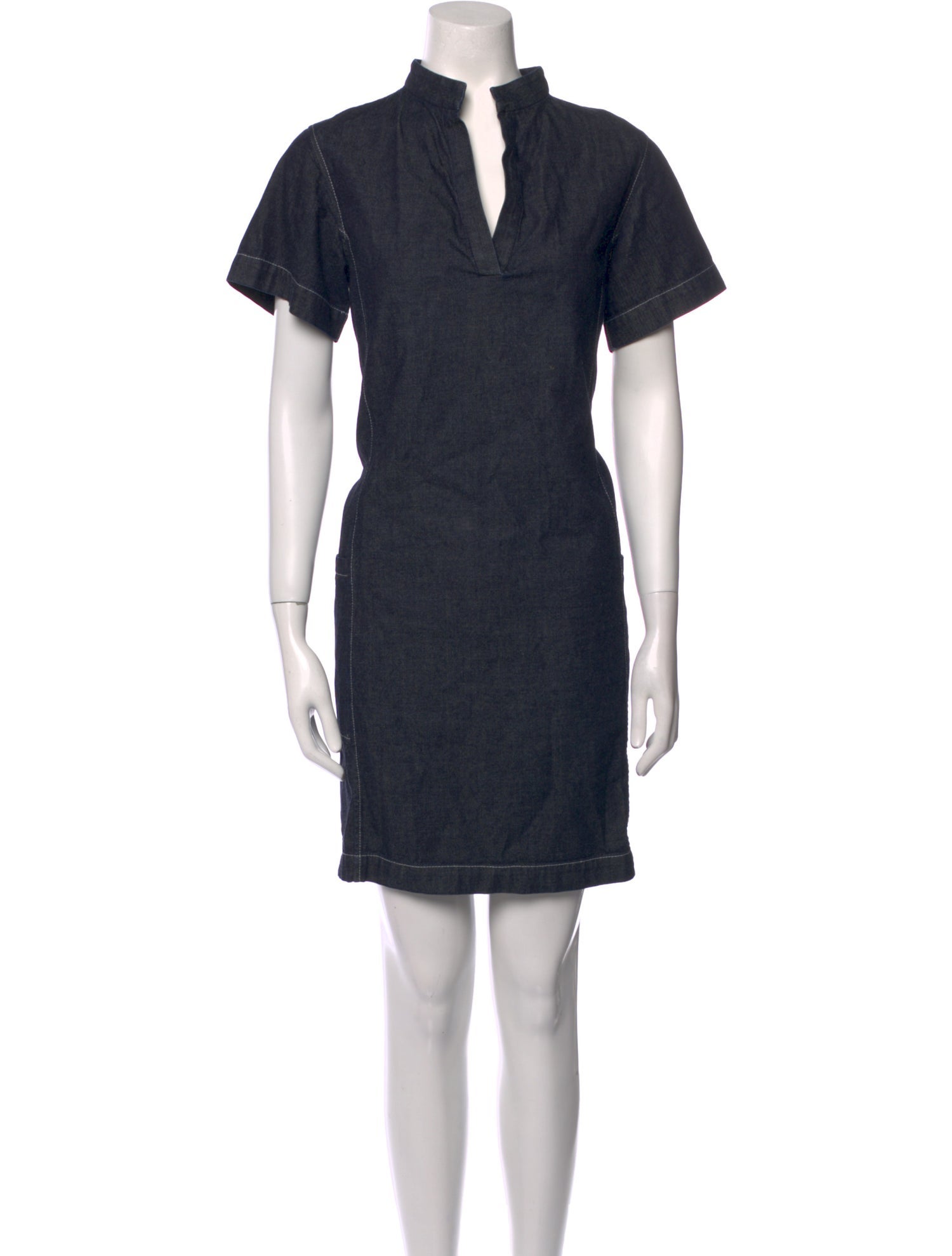 Behnaz Sarafpour V-Neck Mini Dress