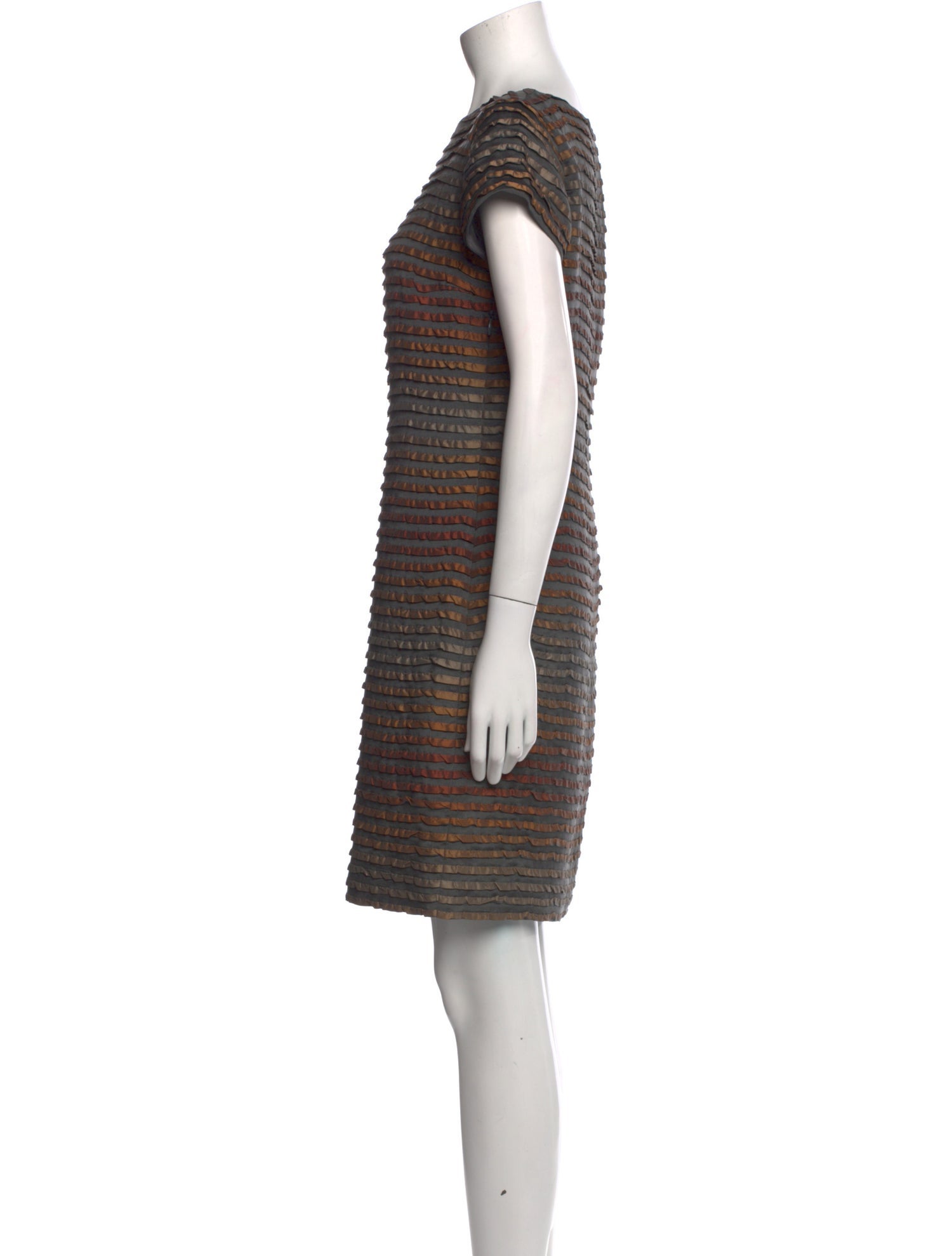 Behnaz Sarafpour Striped Mini Dress