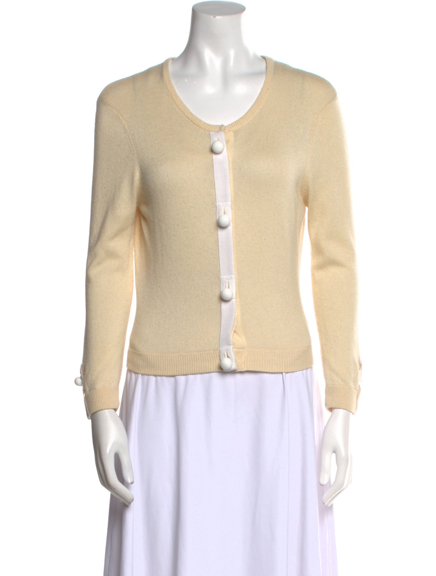 Behnaz Sarafpour Silk Scoop Neck Sweater