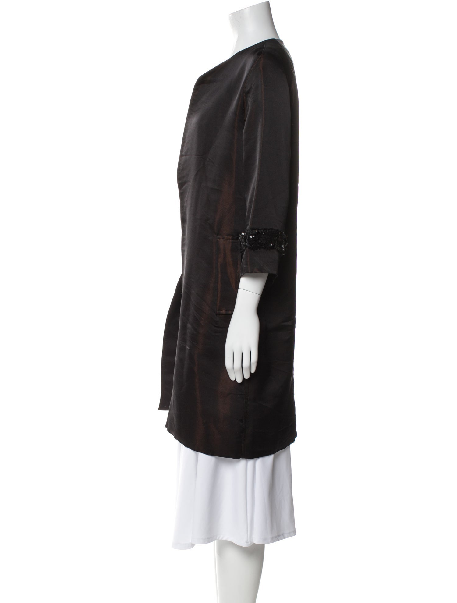 Behnaz Sarafpour Silk Coat