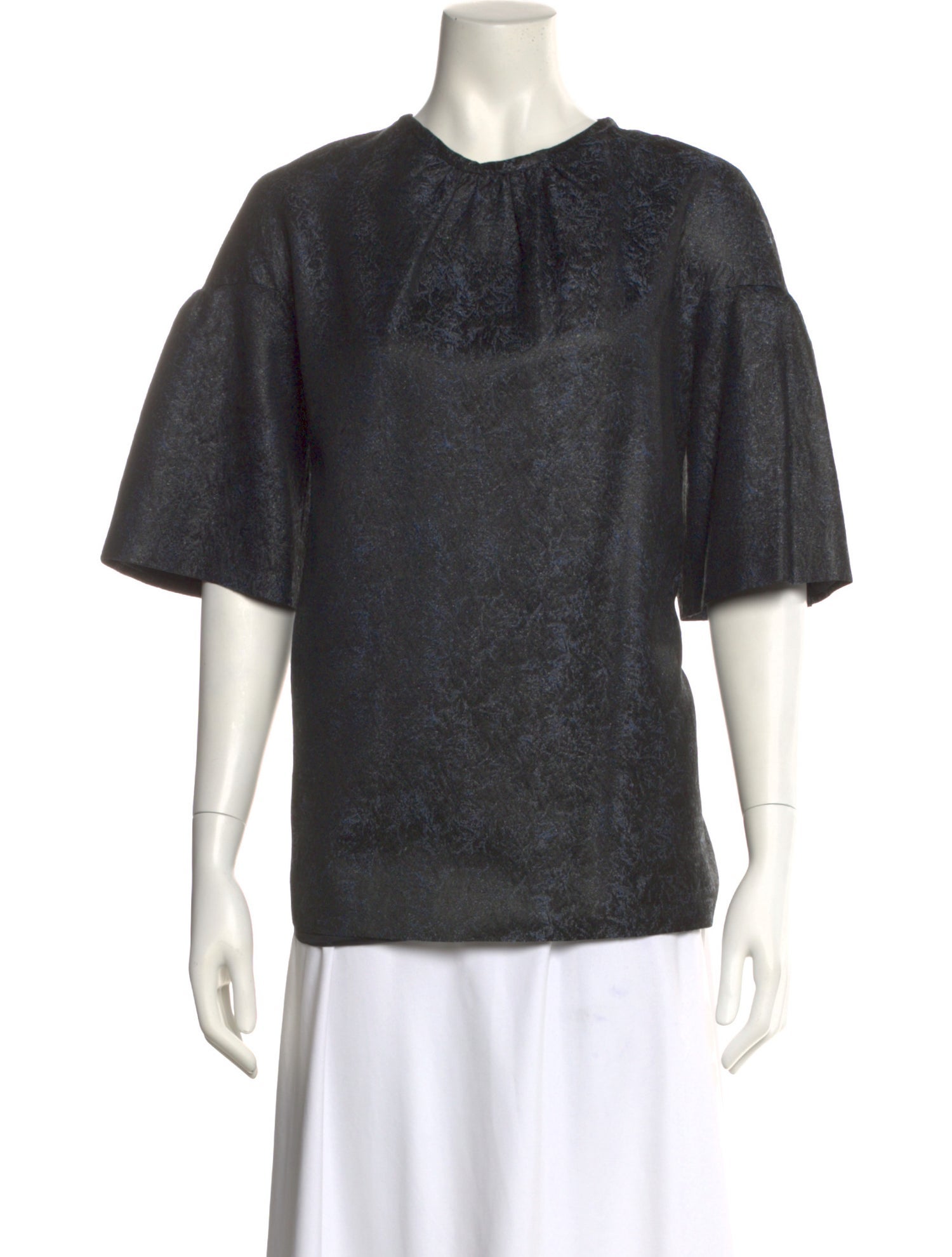 Behnaz Sarafpour Crew Neck Short Sleeve Sweatshirt