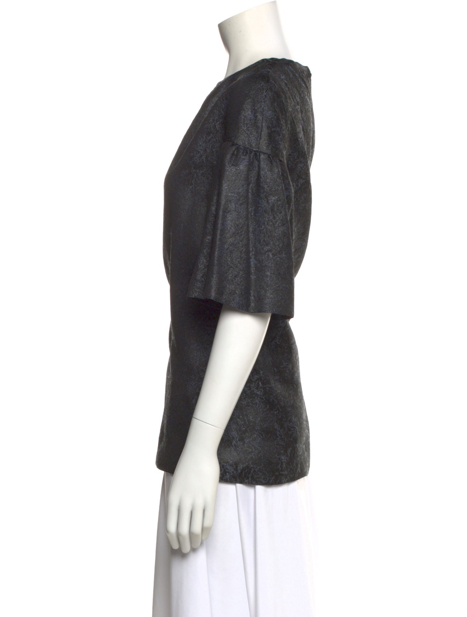 Behnaz Sarafpour Crew Neck Short Sleeve Sweatshirt