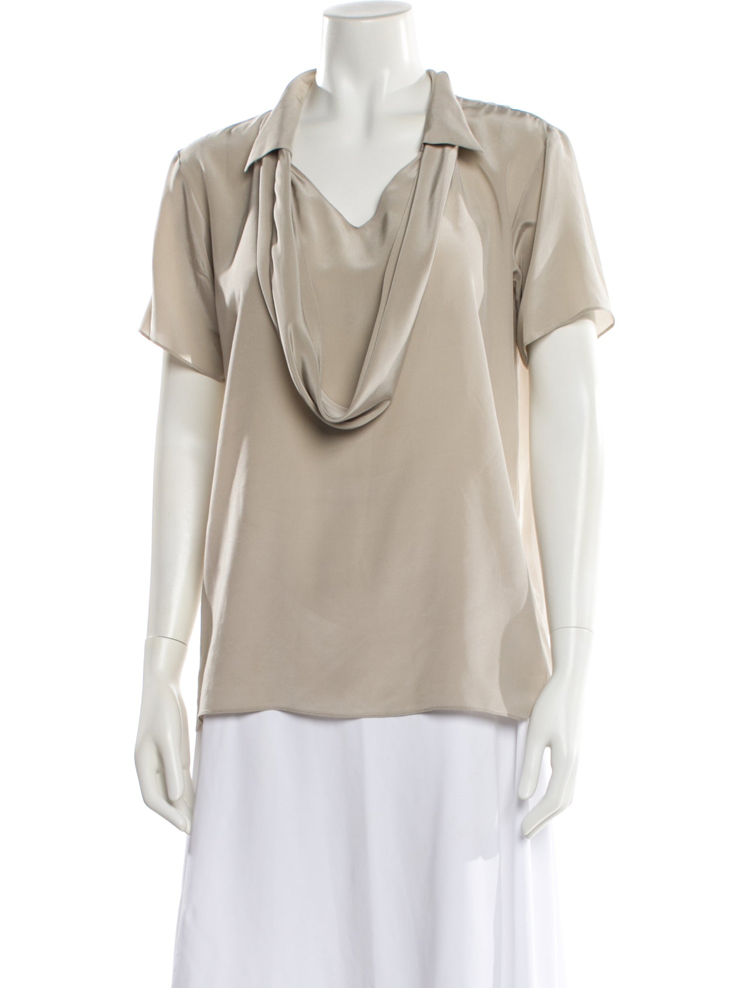 Behnaz Sarafpour Silk Tie Neck Blouse