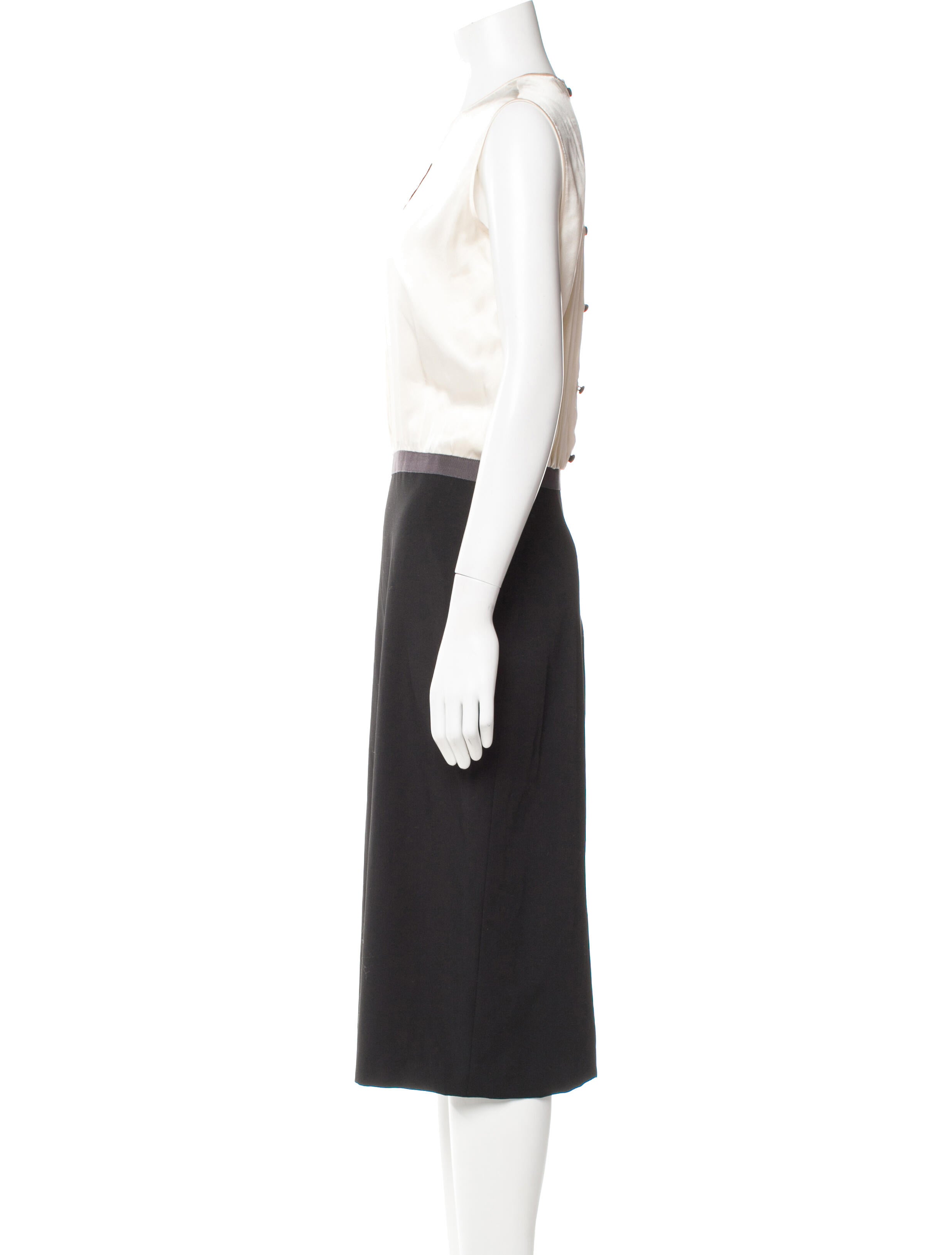 Behnaz Sarafpour Silk Midi Length Dress